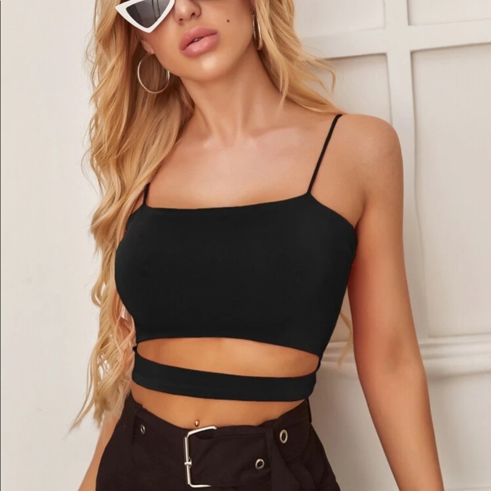 Black Crop Top